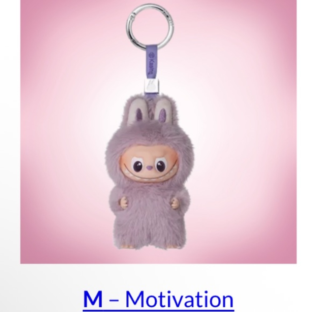 Labubu M pin for love plush pendant new drop August 28th V4